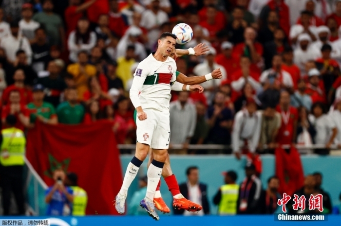 摩洛哥10力克葡萄牙 非洲球队首进世界杯四强